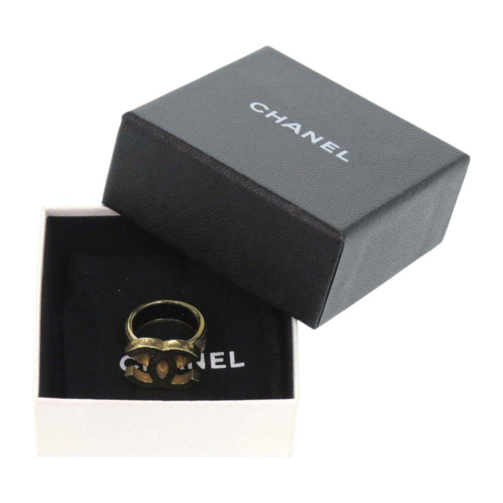 CHANEL Authentic Black Logo Ring - Picture 2 of 7